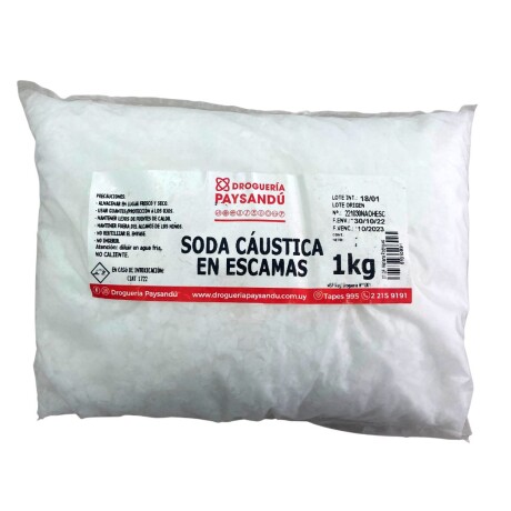 Soda Cáustica en Escamas 1 kg