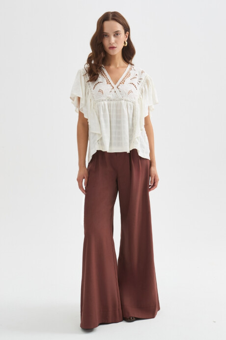 Pantalon Rafi Marron