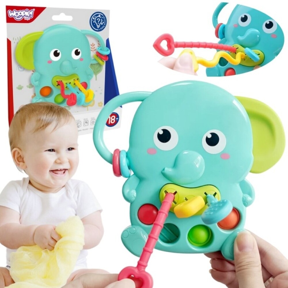 Sonajero estimulacion Elefante HUANGER Sonajero estimulacion Elefante HUANGER