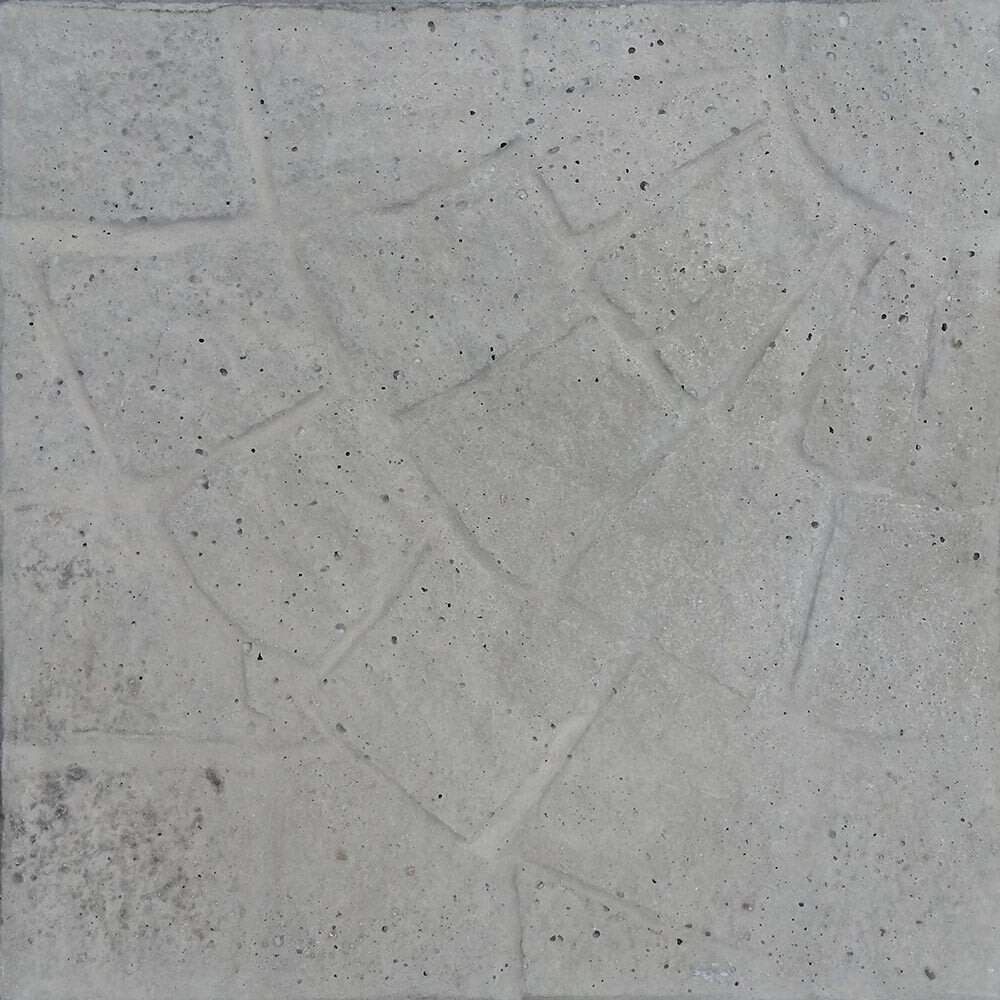 SÍMIL ADOQUIN CURVO GRIS HUMO 40X40 CM Símil Adoquin Curvo Gris Humo 40x40 Cm