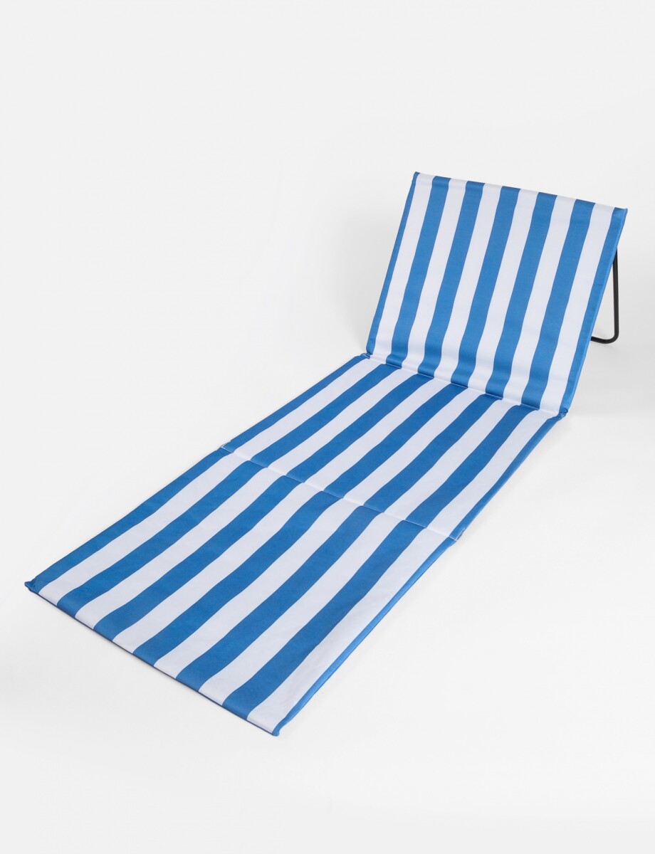 Reposera plegable - azul 