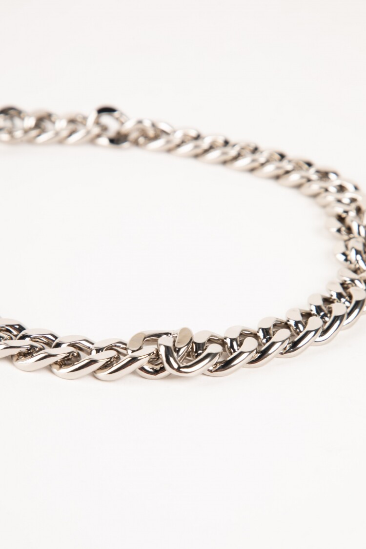 POCKET CHAIN ROCK Plateado