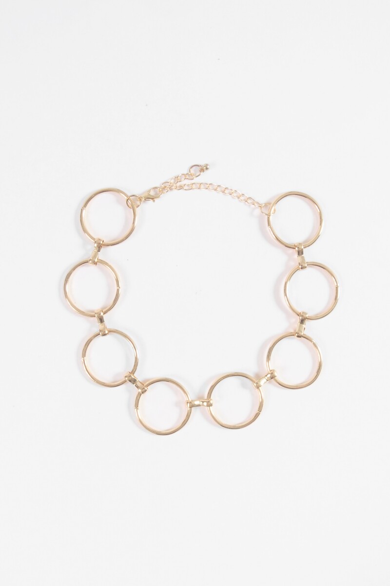 Chocker aros dorado