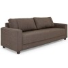 SOFA 4 CUERPOS - TAPIZADO TELA MARRON SOFA 4 CUERPOS - TAPIZADO TELA MARRON