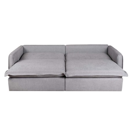 SOFÁ CAMA 3 CUERPOS TELA GRIS VERONA