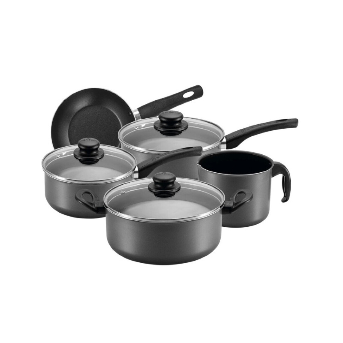 JUEGO CON 5 OLLAS GRIS LINEA MAGNIFIC 