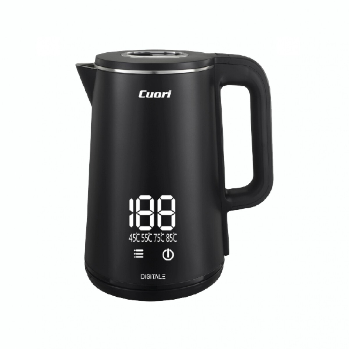 Jarra Eléctrica CUORI Mod Digitale CUO3490 1500W Capacidad 1,8L - Black 