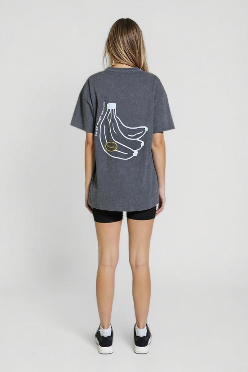 Remera Selma Gris oscuro
