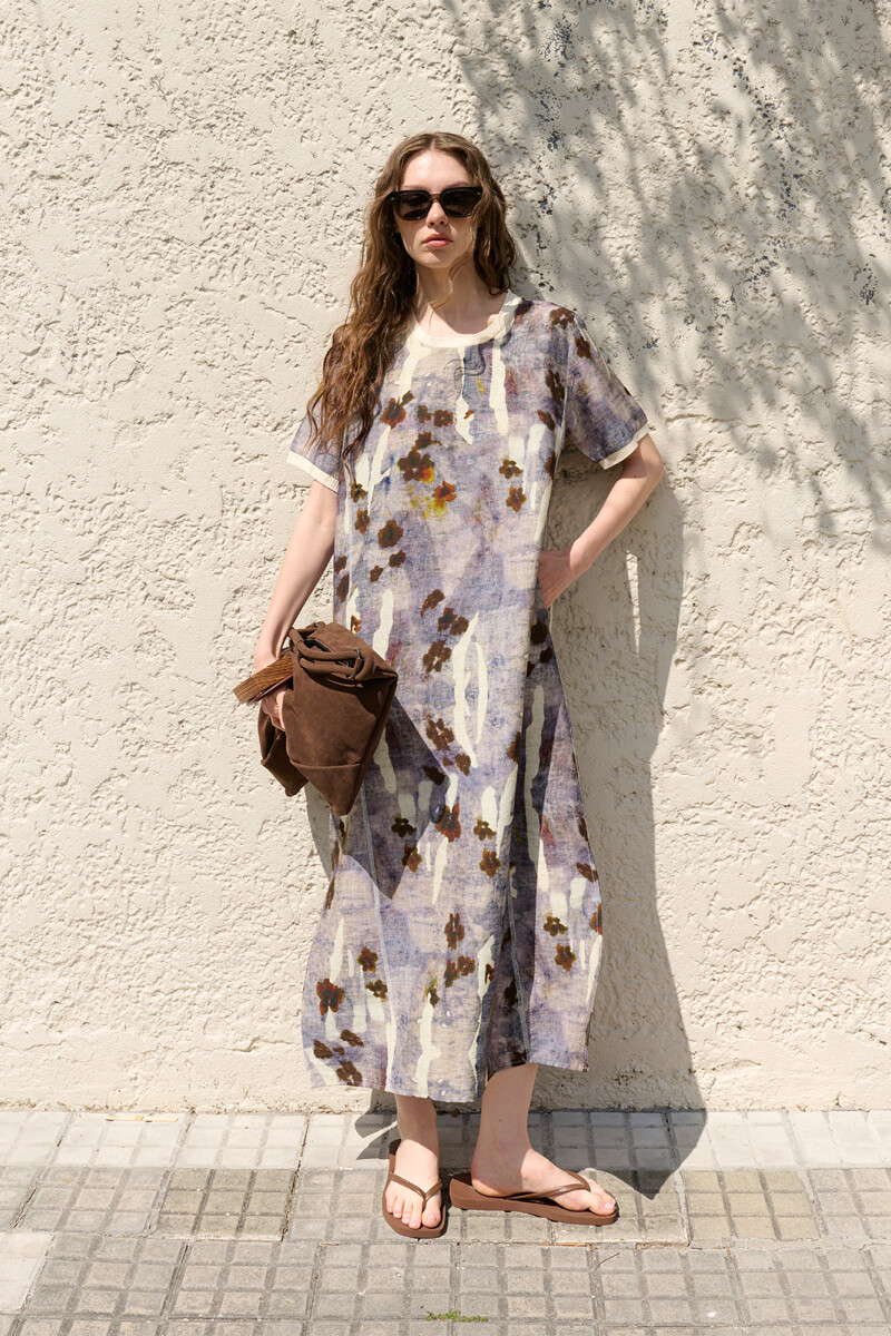 VESTIDO RAFA MARRON