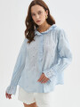 Camisa Jiardin Celeste Claro