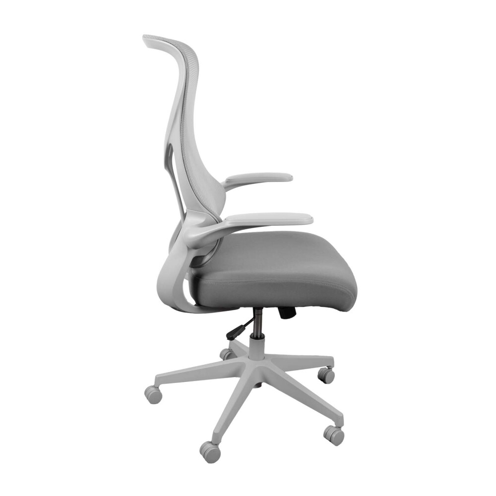 SILLA DE OFICINA MALLA-Y-METAL GRIS 3699F