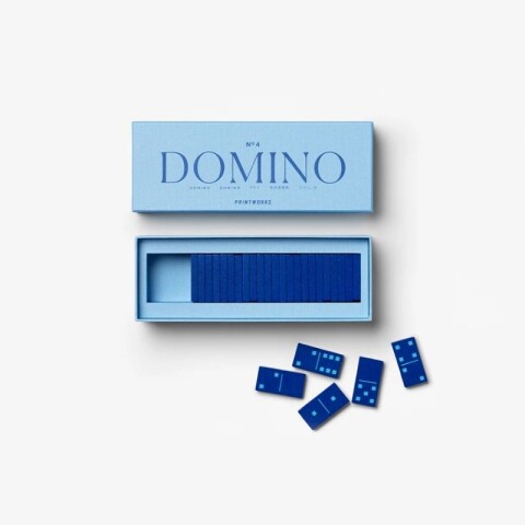PRINTWORKS JUEGO DE DOMINO AZUL PRINTWORKS JUEGO DE DOMINO AZUL