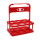 Porta Botellas K con Capacidad para 6 Unidades ROJO