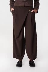Pantalon Cruzado Chocolate