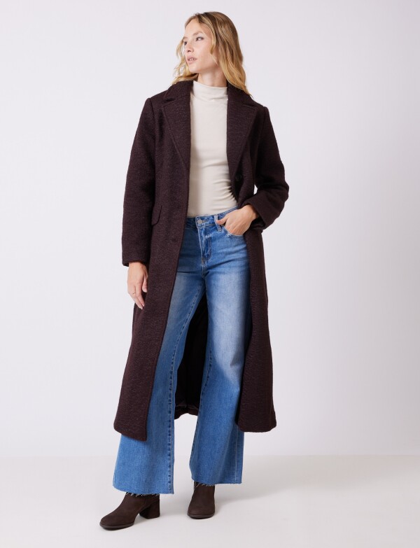 Tapado Largo Boucle MARRON