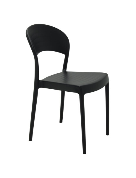 SILLA SISSI RESPALDO CERRADO 43.5X52.5X80CM NEGRO SILLA SISSI RESPALDO CERRADO 43.5X52.5X80CM NEGRO