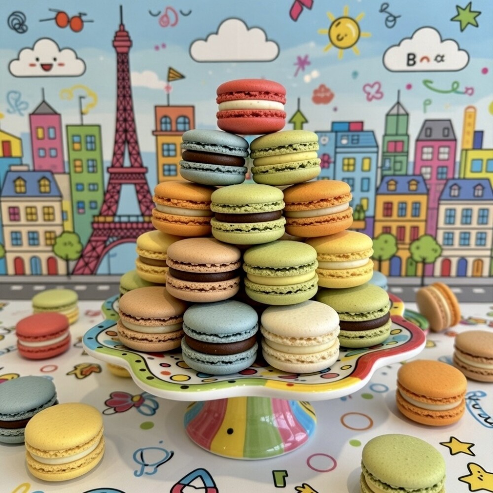 4 Macarons Surtidos 4 Macarons Surtidos