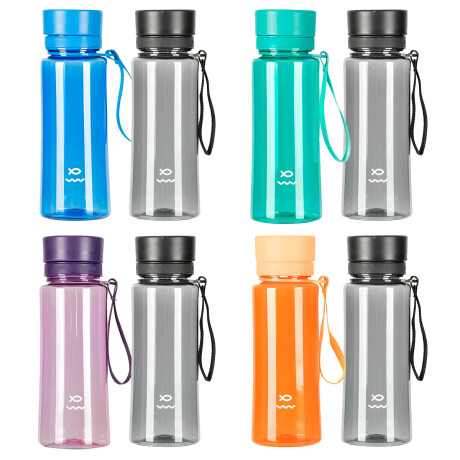 Set X 2 Botella De Agua Rio Moderna Deporte 600ml Set X 2 Botella De Agua Rio Moderna Deporte 600ml