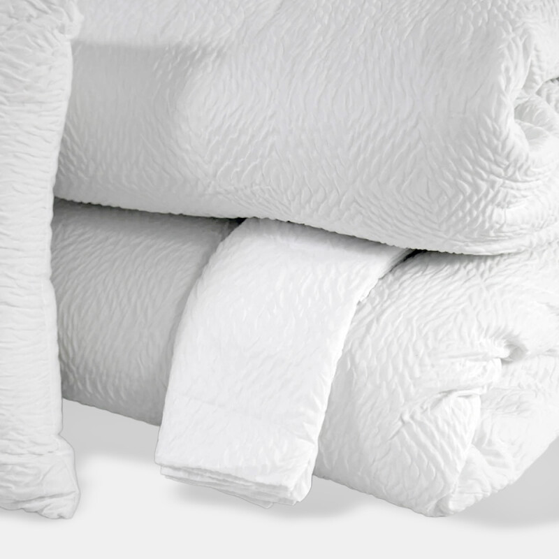 JGO EDREDON AVELLA BLANCO KING 264X229CM 5PZAS Unica