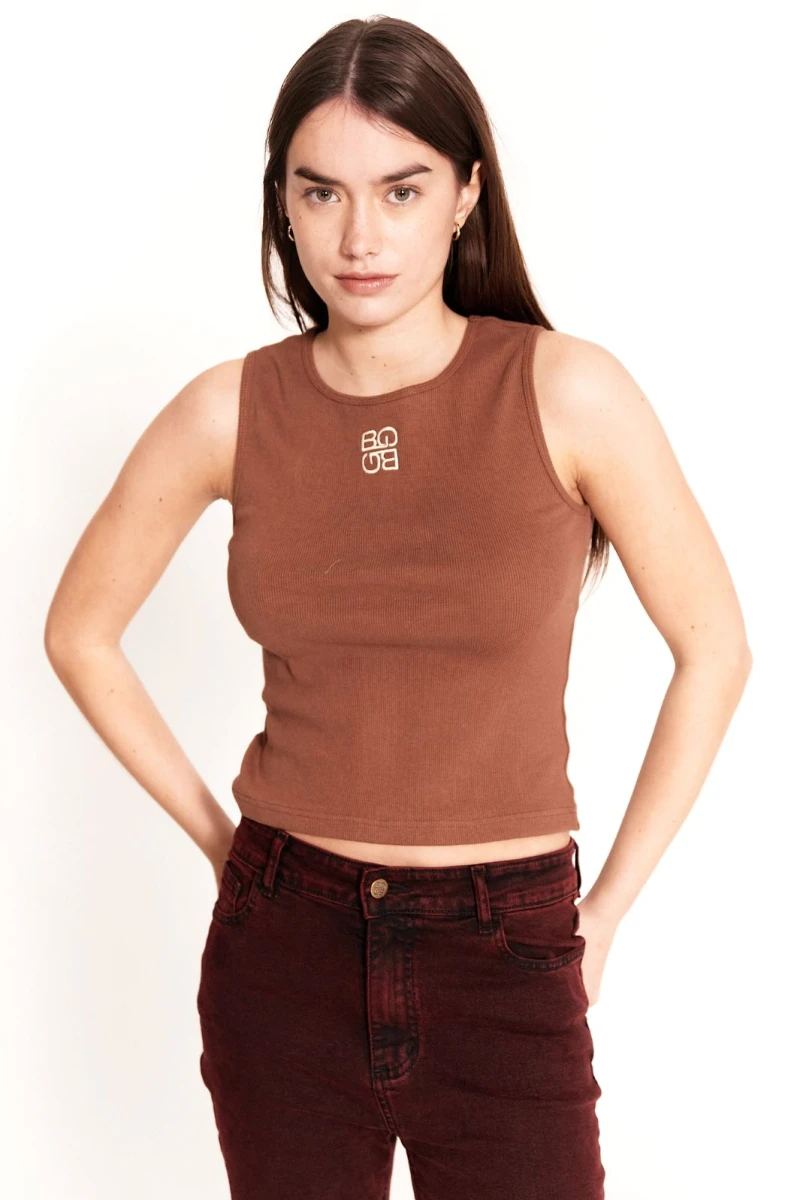 Top Tank marron l