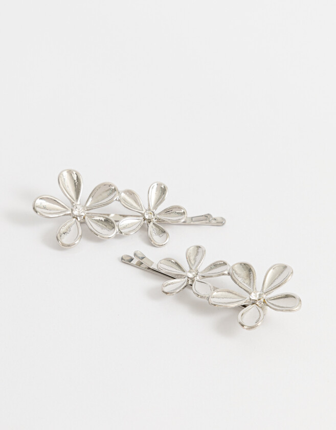 Horquillas Set Con flores Set De Horquillas Con Flores - Combinacion Bicolor