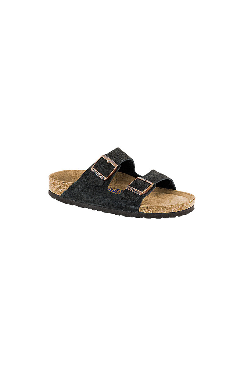 Sandalia Arizona Soft Footbed Suede Leather - Estrecho - Mocca 