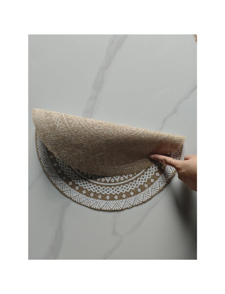 INDIVIDIUAL YUTE D38CM BLANCO/NATURAL INDIVIDIUAL YUTE D38CM BLANCO/NATURAL