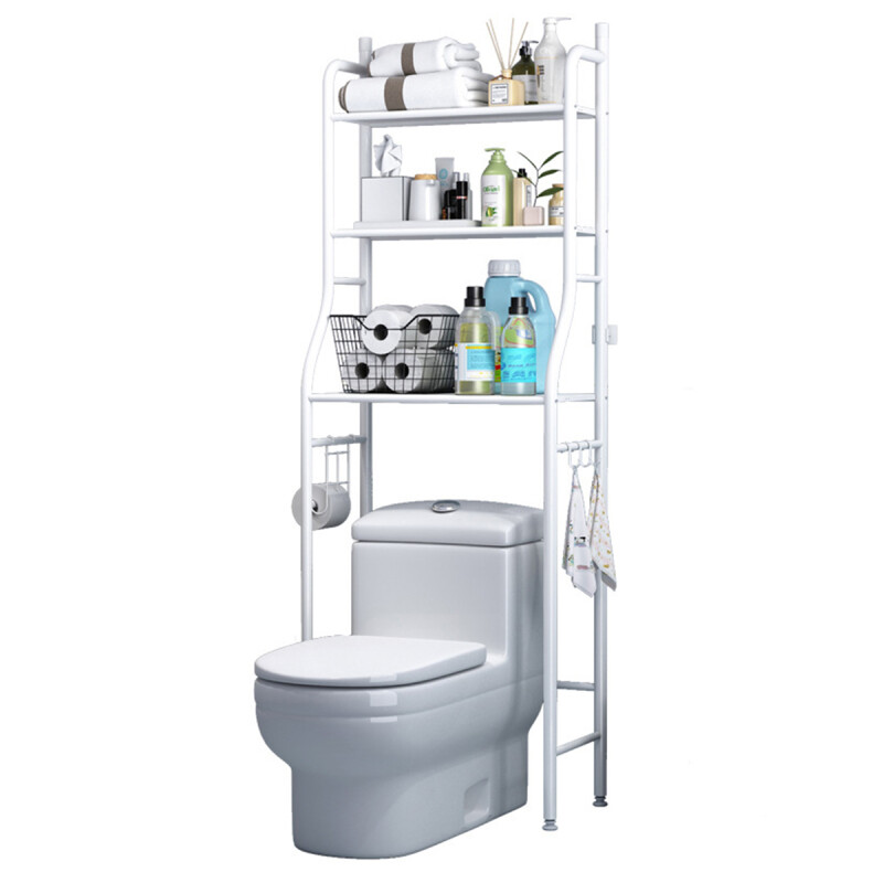 Estante organizador sobre inodoro mueble 1,55 mts BLANCO