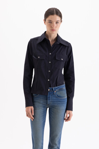 CAMISA KIM Negro