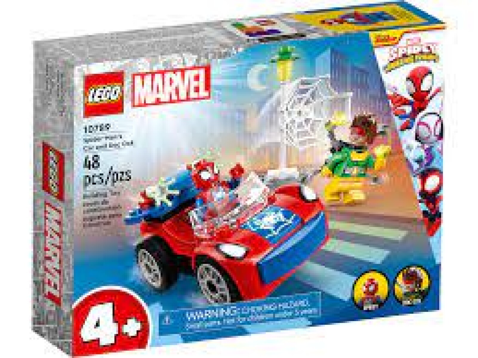 LEGO Marvel Coche de Spider-Man y Doc Ock, Spidey y Sus Amigos 10789 