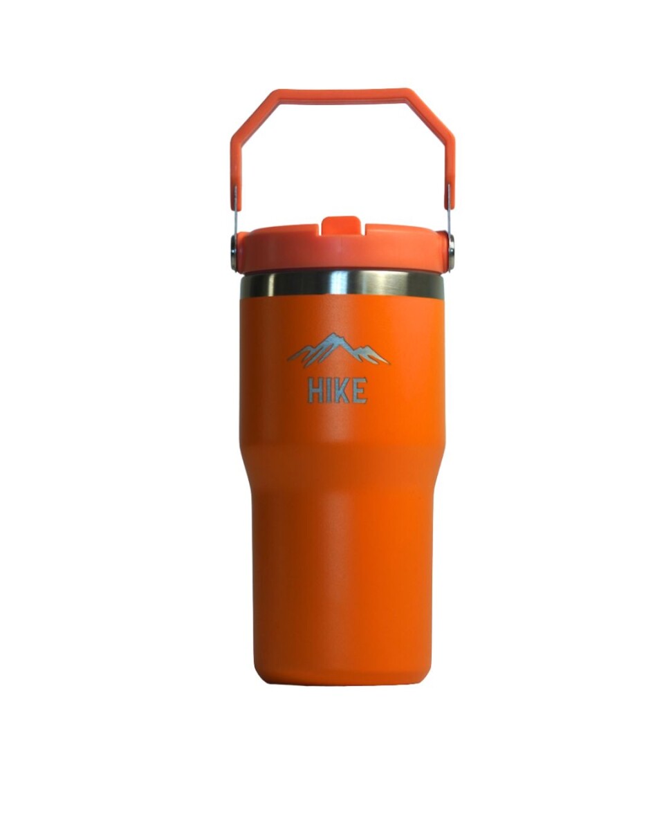 Termo Grip 590 ML Hike - Color Naranja 