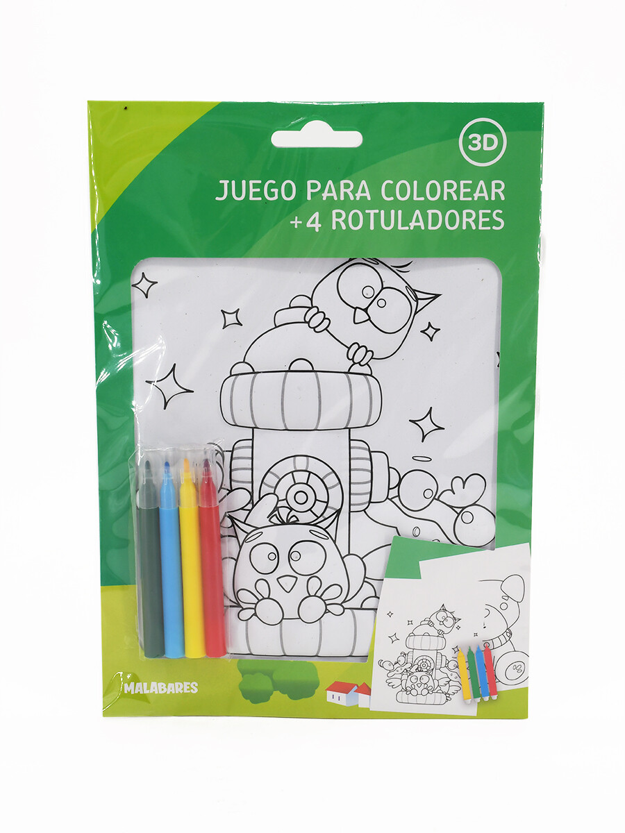 JUEGO PARA COLOREAR - BLANCO 