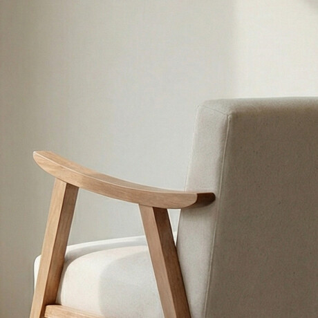 Butaca Ravena - Tela Rústica 290-G2 (Beige)