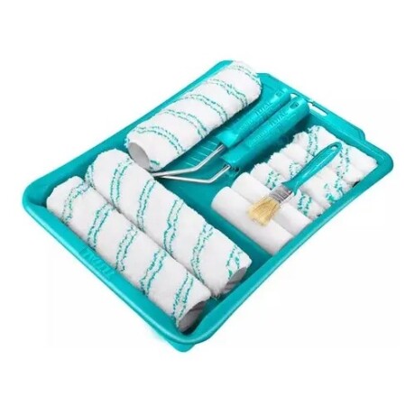 Kit Para Pintar Bandeja Rodillo 14 Piezas Total Kit Para Pintar Bandeja Rodillo 14 Piezas Total