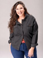 Campera Violet Negro
