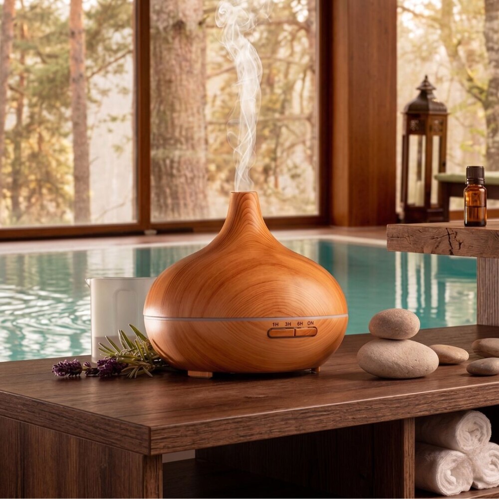 Difusor eléctrico - 16x16cm - Gota Marrón Difusor eléctrico - 16x16cm - Gota Marrón