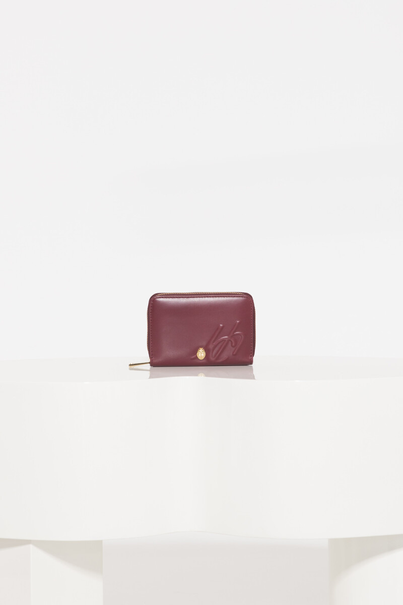 BILLETERA GET LUCKY Bordo