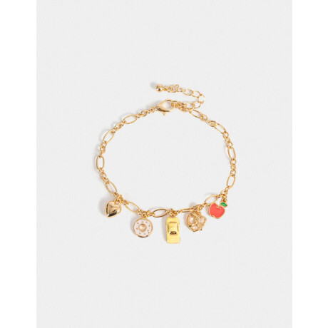 Pulsera Flexible Multidijes Dorado