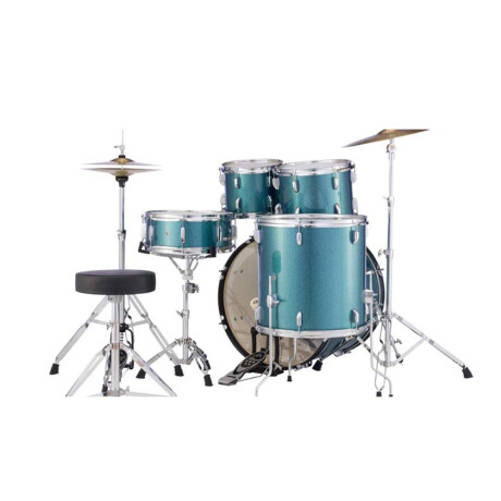 Batería Pearl Roadshow Fusion Spa Aqua Blue Glitter 5 Cuerpos Con Hardware Batería Pearl Roadshow Fusion Spa Aqua Blue Glitter 5 Cuerpos Con Hardware