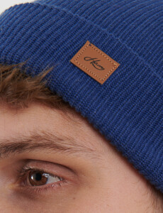 700515 GORRO TEJIDO HARRY Azul Piedra