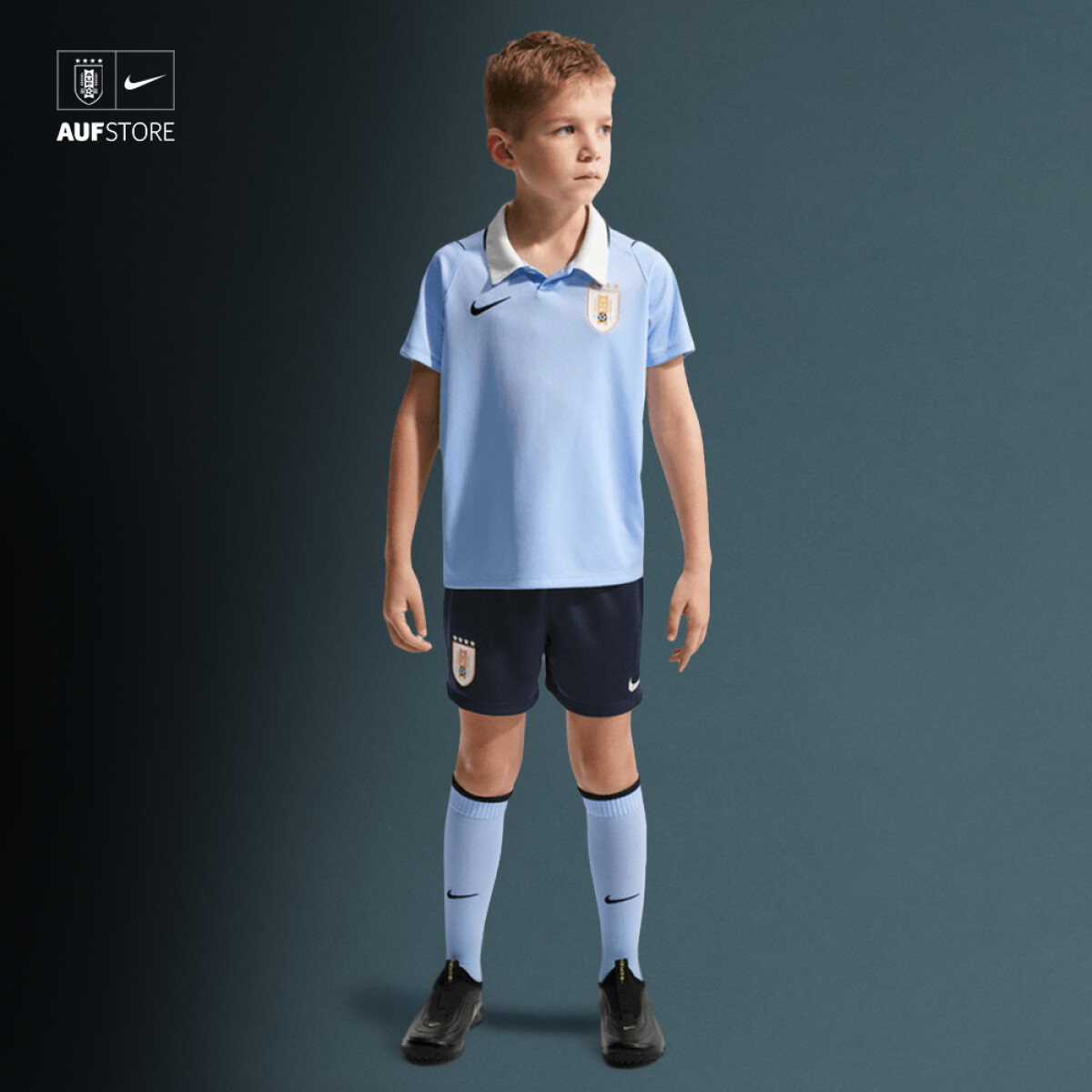 Equipo de juego titular Uruguay Nike - Infantil 2026 