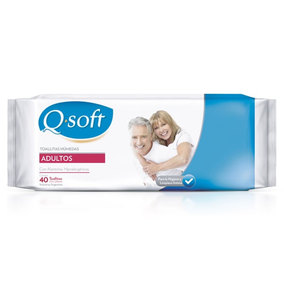 Toallitas húmedas adulto QSOFT x 40 unidades 