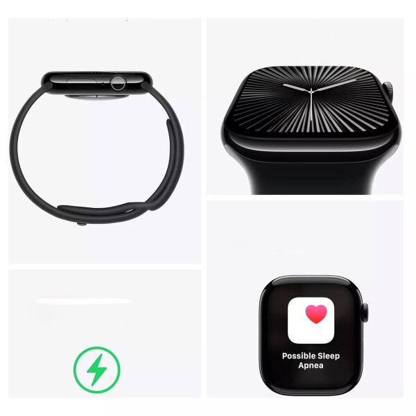 Reloj Apple Watch Series 10 42mm Aluminio S/m NEGRO
