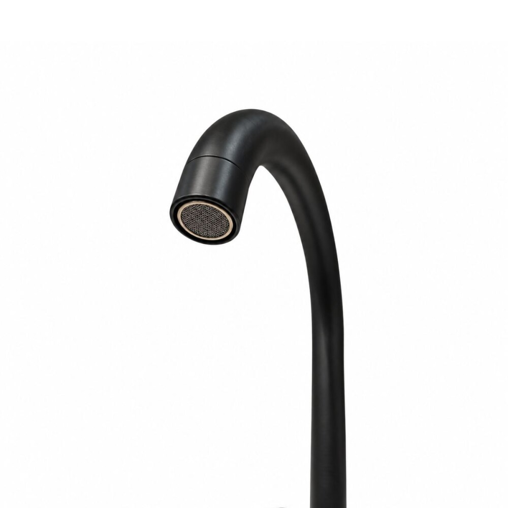 Grifería de Cocina Monocomando de Mesada Noar Pico Alto Negro Mate Grifería De Cocina Monocomando De Mesada Noar Pico Alto Negro Mate