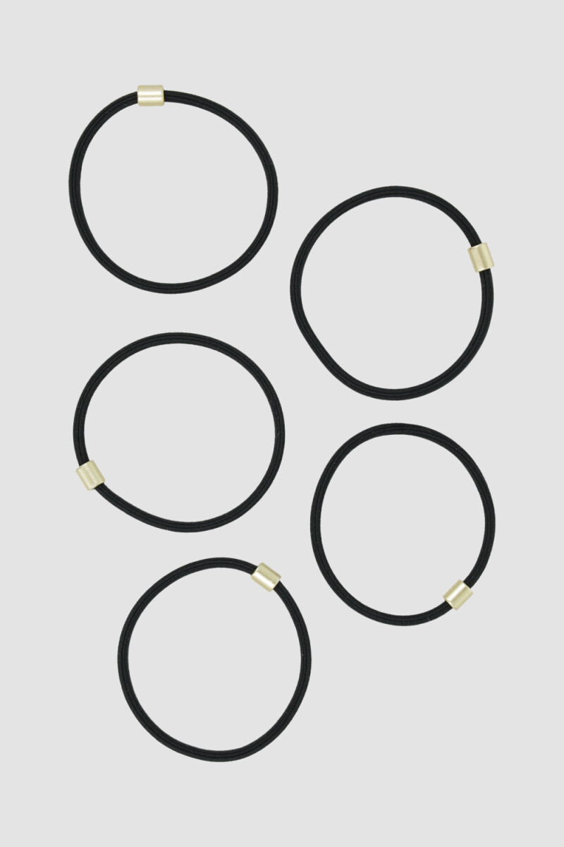 Pack x 5 gomitas basic Negro