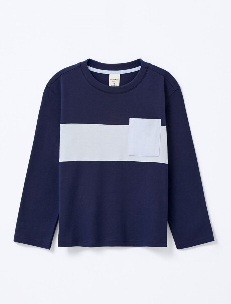 CAMISETA INFANTIL AZUL