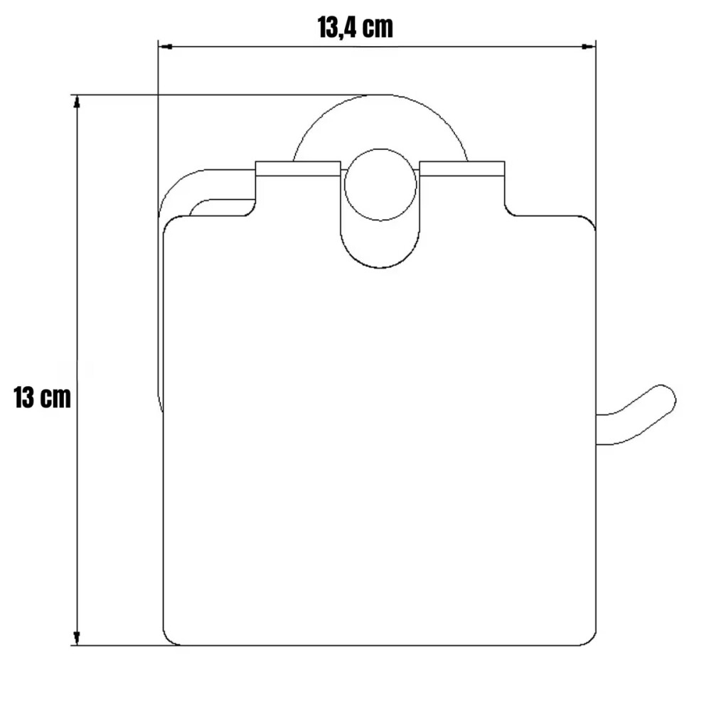 Porta rollo con tapa Celtic Satinado Porta Rollo Con Tapa Celtic Satinado
