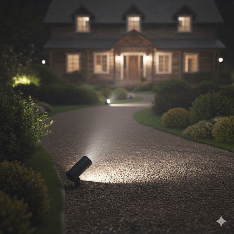 ARTEFACTO EXTERIOR DE PISO ESTOCOLMO 20W 2700K IP65 Luminaria de Piso Exterior Estocolmo 20W
