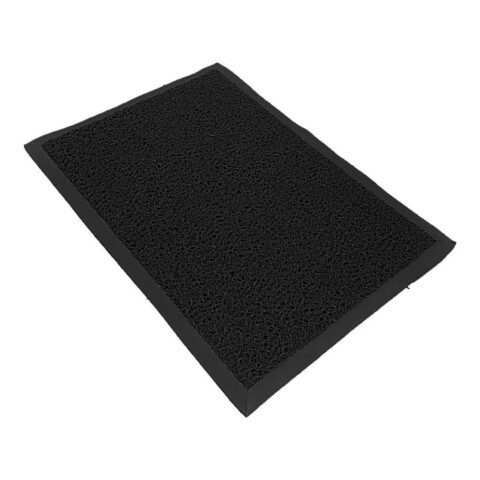 Alfombra Sanitaria Felpudo 60x40 Reutilizable Antibacterial Color Variante Negro