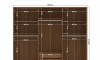 Ropero Demócrata 6 Puertas - Linea Fit Marrón y Arena